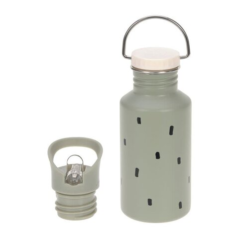 lassig Bottle stainless steel happy prints light olive lassig Bottle stainless steel happy prints light olive