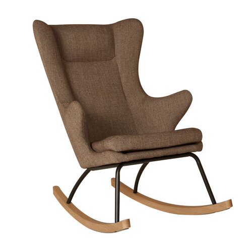 Quax Rocking adult chair de luxe latte Quax Rocking adult chair de luxe latte