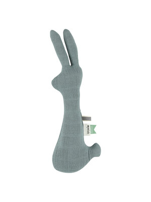 trixie baby Rattle | Rabbit - Bliss Petrol