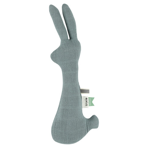 trixie baby Rattle | Rabbit - Bliss Petrol