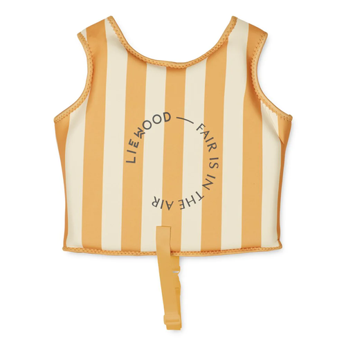 liewood Dove zwemvest - stripe creme de la creme/ yellow mellow