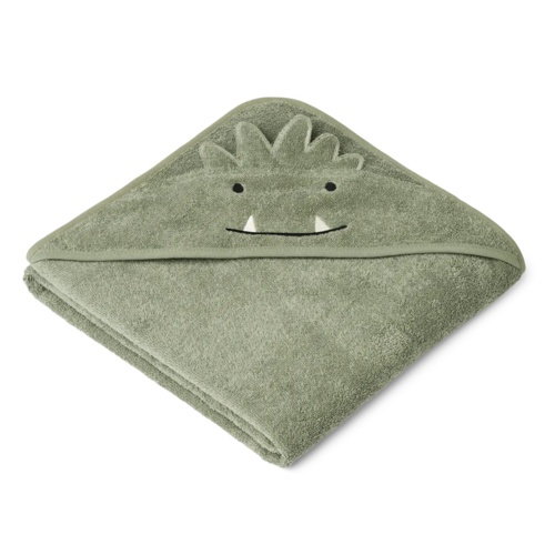 liewood Augusta hooded towel monster faune fog liewood Augusta hooded towel monster faune fog