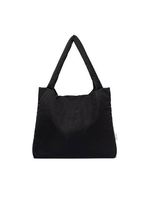 studio noos black  puff  rib mom-bag