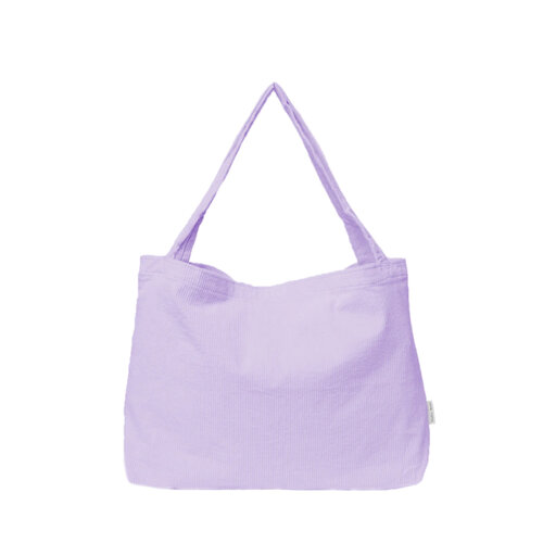 studio noos Pastel lilac Rib Mom Bag