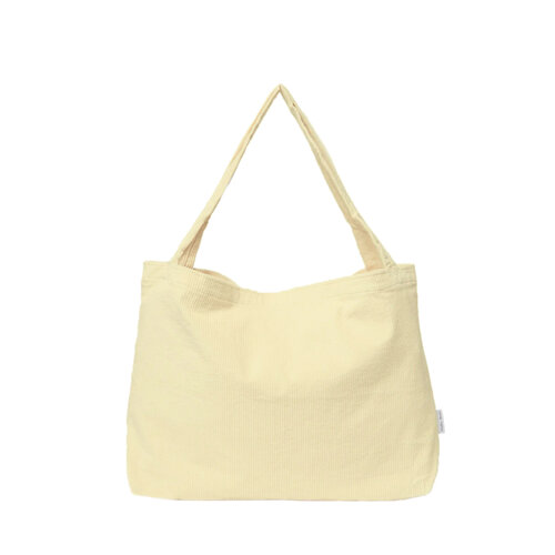 studio noos Pastel yellow Rib Mom Bag