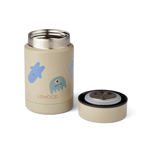 liewood Nadja Food Jar 250 ml - Monster/mist liewood Nadja Food Jar 250 ml - Monster/mist