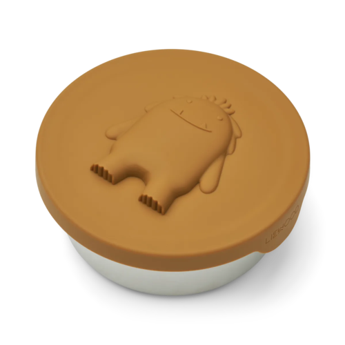 liewood Raymon snack box - monster golden caramel liewood Raymon snack box - monster golden caramel