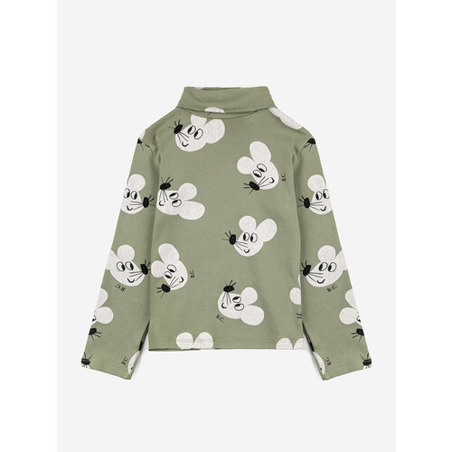 bobo choses Mouse all over turtle neck T-shirt bobo choses Mouse all over turtle neck T-shirt