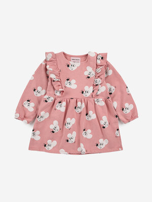 bobo choses Baby Mouse all over dress