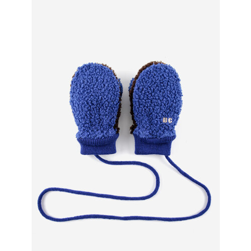 bobo choses Sheepskin color block blue gloves bobo choses Sheepskin color block blue gloves