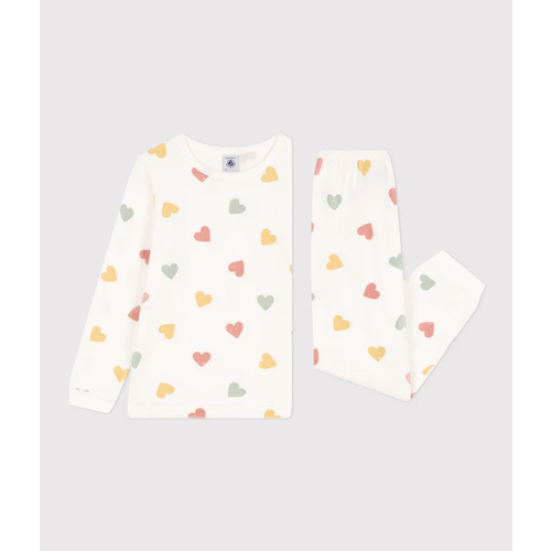 petit bateau Pyjama velours hearts