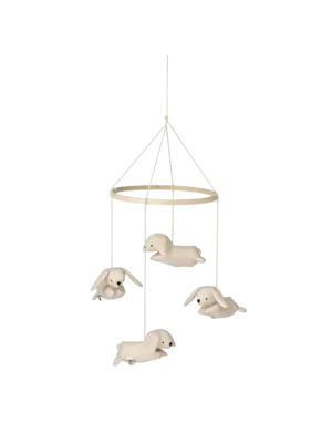 liewood molle baby mobile rabbits sandy