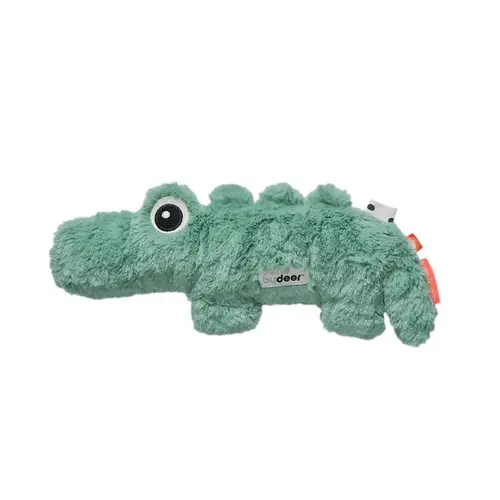 DONE BY DEER Cuddle cute, croco, green 27*17cm DONE BY DEER Cuddle cute, croco, green 27*17cm