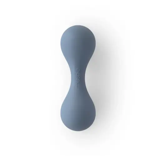 mushie Silicone Baby Rattle Toy tradewinds mushie Silicone Baby Rattle Toy tradewinds