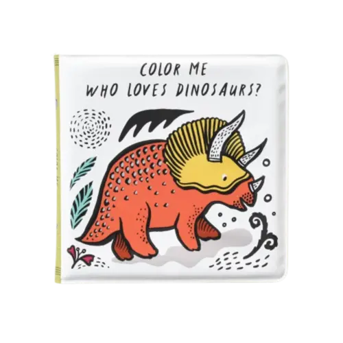Wee Gallery Bath Book - Color Me Dinosaurs Wee Gallery Bath Book - Color Me Dinosaurs