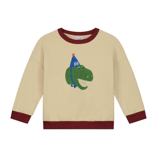 Daily Brat Daffy dino sweater gravel Daily Brat Daffy dino sweater gravel
