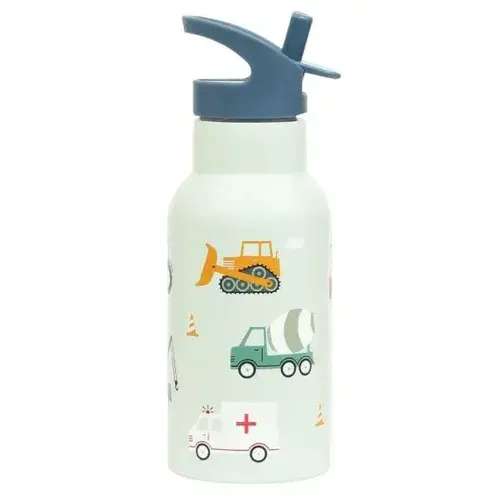 A Little lovely company RVS drinkfles: voertuigen A Little lovely company RVS drinkfles: voertuigen