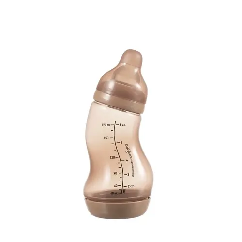 Difrax S-fles Smal 170ml caramel Difrax S-fles Smal 170ml caramel