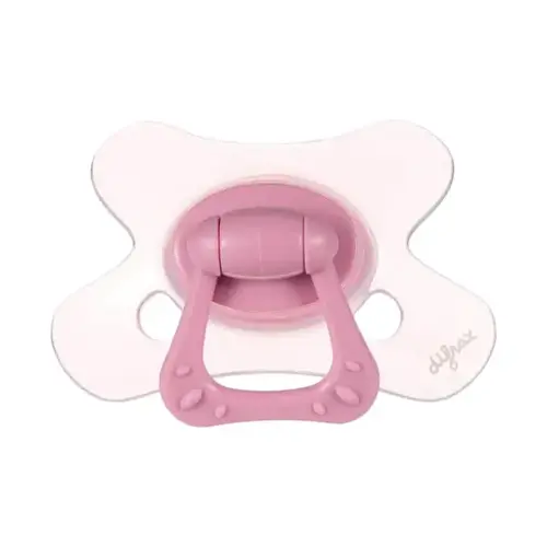 Difrax Fopspeen Natural 6+ Maanden Cotton Candy rose Difrax Fopspeen Natural 6+ Maanden Cotton Candy rose