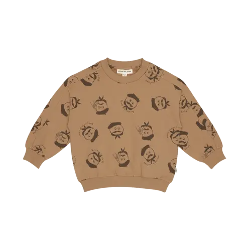House of jamie Sweater camel moustache House of jamie Sweater camel moustache