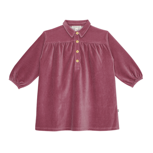 House of jamie A-lijn Jurk met Kraagje vintage rose House of jamie A-lijn Jurk met Kraagje vintage rose