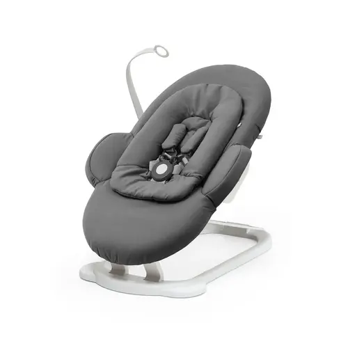 stokke Steps Bouncer Herringbone Grey / White onderstel