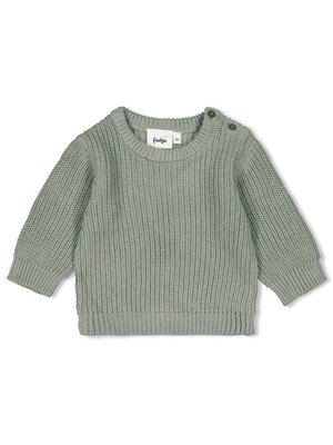 feetje Sweater gebreid - Little Forest Friends - mint