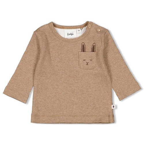 feetje Longsleeve - Little Forest Friends - taupe melange feetje Longsleeve - Little Forest Friends - taupe melange