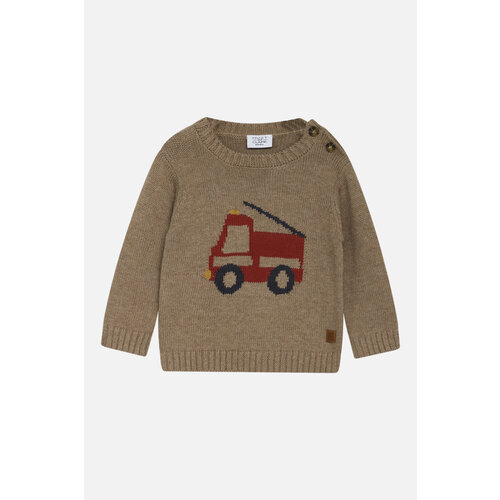 Hust & Claire Pilou pullover deer brown melange Hust & Claire Pilou pullover deer brown melange