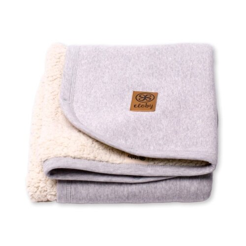 cloby Multifunctioneel teddy blanket grey cloby Multifunctioneel teddy blanket grey