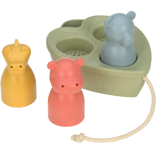 lassig Boat Toys set water friends panda,hippo,crocodile lassig Boat Toys set water friends panda,hippo,crocodile