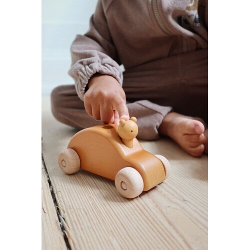 konges slojd WOODEN POP-UP CAR FSC brown