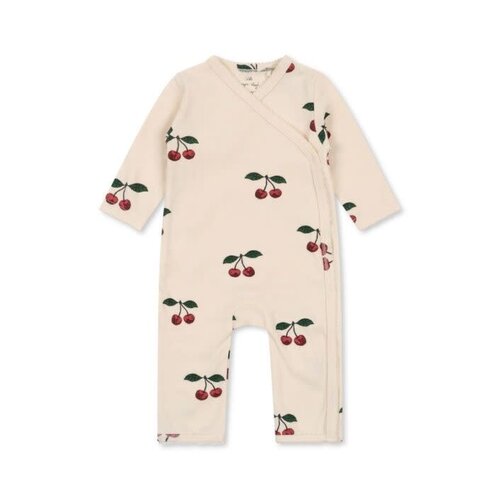 Konges slojd Basic newborn onesie gots ma grande cerise Konges slojd Basic newborn onesie gots ma grande cerise