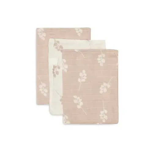 Jollein Hydrofiel Washandje 15x20cm Twig - Wild Rose - 3 Stuks Jollein Hydrofiel Washandje 15x20cm Twig - Wild Rose - 3 Stuks