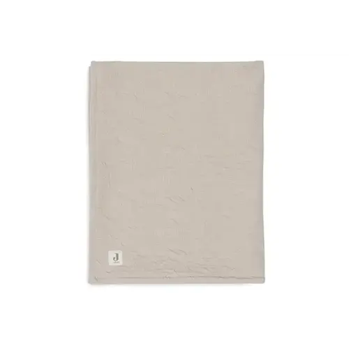 Jollein Deken Wieg 75x100cm Soft Waves -Nougat/Velvet Jollein Deken Wieg 75x100cm Soft Waves -Nougat/Velvet