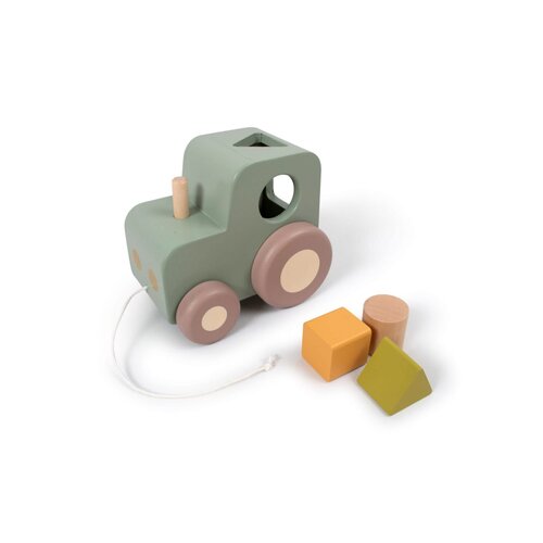 Filibabba Pull along tractor with shape sorter Filibabba Pull along tractor with shape sorter
