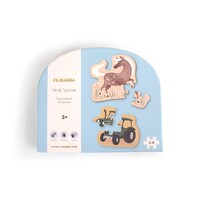 Set of 7 puzzles - Farm animals