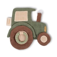Comfort Blanket with Teether - Tractor