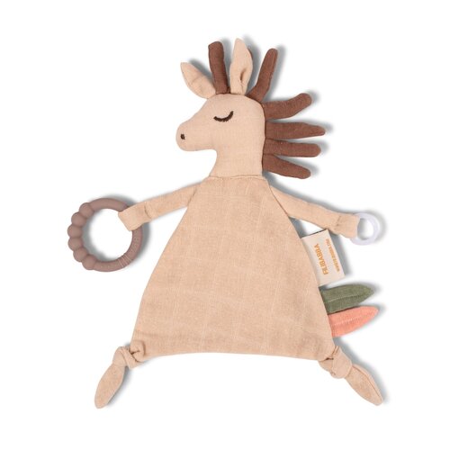 Filibabba Comfort Blanket with Teether - Henry the horse Filibabba Comfort Blanket with Teether - Henry the horse