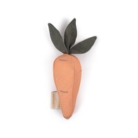 Linen rattle - Carrot