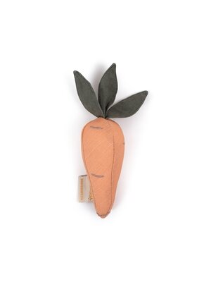 filibabba Linen rattle - Carrot