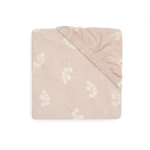 jollein Hoeslaken Jersey 40/50x80/90cm Twig - Wild Rose