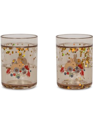 konges slojd 2 pack glitter cups bunny tokki