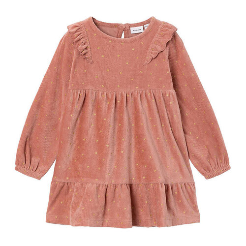 NAME IT NMFNELLY LS VEL DRESS light mahogany NAME IT NMFNELLY LS VEL DRESS light mahogany