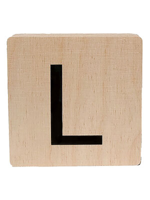 minimou wooden letter - L