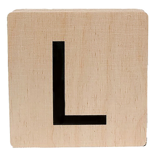 minimou wooden letter - L