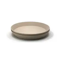 Round Dinnerware Plates, Set of 2 - vanilla