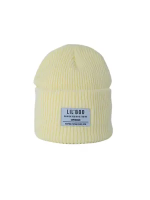 lil'boo HYGGE BEANIE – LIGHT YELLOW