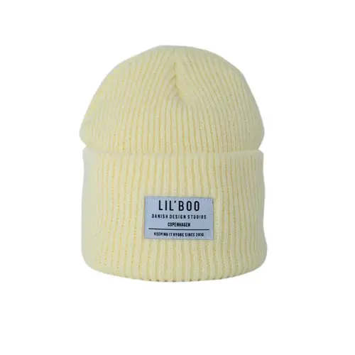 lil'boo HYGGE BEANIE – LIGHT YELLOW