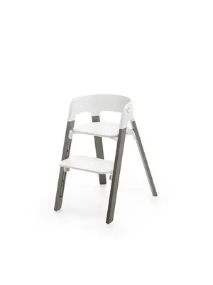 stokke Steps Chair white/hazy grey